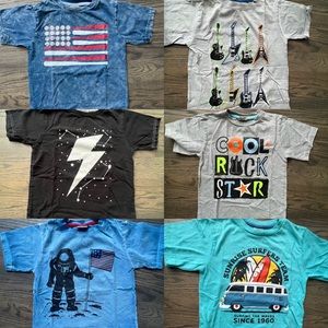 Bundle of 6 t-shirts - Size 7 - Mish Boys